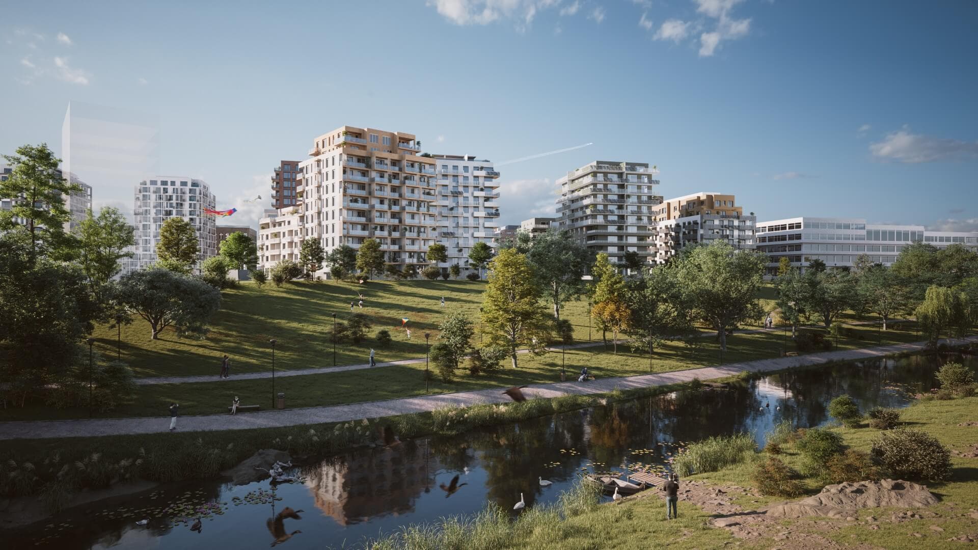 Nový Rohan Park Maniny za okny